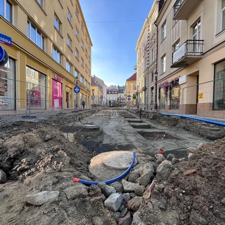 Przebudowa ul. Grunwaldzkiej w Rzeszowie [luty 2024] - fot 20